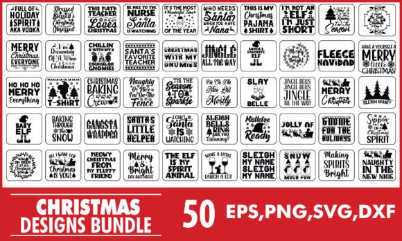 Download Funny Christmas SVG Designs Bundle - Premium Resources